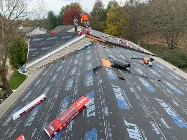 Boundless New Jersey Roofing Contractors performing roof repair and replacement work.
